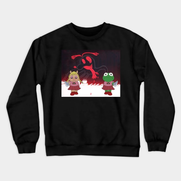 Yume Piggy Crewneck Sweatshirt by Dyemooch